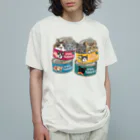 みきぞーん｜保護猫 ミッキー画伯と肉球とおともだちのmuchaguraainima オーガニックコットンTシャツ