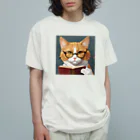 the zooの秘書猫丸 Organic Cotton T-Shirt