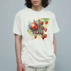 Oimo_shanの機械仕掛けのイチゴさん Organic Cotton T-Shirt