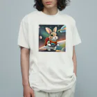 うさぎやの宇宙を旅するうさぎ2 Organic Cotton T-Shirt