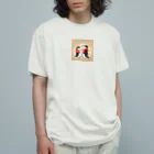 MEGROOVEのペンギン6 オーガニックコットンTシャツ