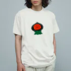 もふもふ堂のフラットウッズモンスター オーガニックコットンTシャツ