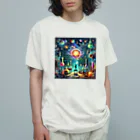 TYoshinoのサイエンスドリーム オーガニックコットンTシャツ