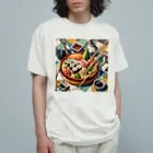 happiness_shopの江戸前の寿司をピカソ風にアレンジ Organic Cotton T-Shirt