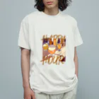 酔いどれの集いのHAPPY HOUR(ハッピーアワー) オーガニックコットンTシャツ