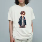 G-EICHISの春と少年 オーガニックコットンTシャツ