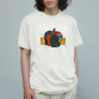 とみよのちぎり絵のとみよのかぼちゃ オーガニックコットンTシャツ