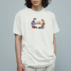 kichamanのバー オーガニックコットンTシャツ