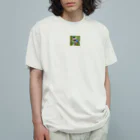 tyawankoのかわいいルリカケス Organic Cotton T-Shirt
