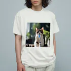 猫君の歯医者さんの歯ブラシ猫 Organic Cotton T-Shirt