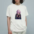 AICreaterのゲーミングBoy No.1 オーガニックコットンTシャツ