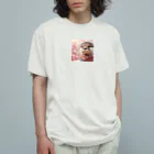 「動物ミリ屋」の桜奇麗やんいいやん Organic Cotton T-Shirt