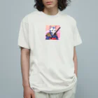 Kousuke2の猫侍 Organic Cotton T-Shirt