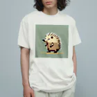 HARINOMORIのハリネズミ４ Organic Cotton T-Shirt