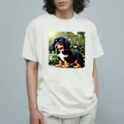 IROTOPIA🐾のダックスフントのリアムくん Organic Cotton T-Shirt