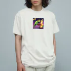 fog221のカメレオン宇宙への旅 オーガニックコットンTシャツ