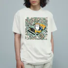 MEGROOVEのドライブキャット🐱 オーガニックコットンTシャツ