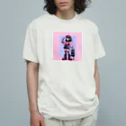 蒲田　次郎のピクセルピンモンガール2 オーガニックコットンTシャツ