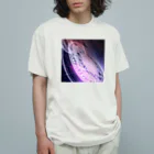 幻想の館の不思議模様・サークル オーガニックコットンTシャツ