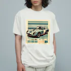 todatodatodaのレトロなスポーツカー Organic Cotton T-Shirt