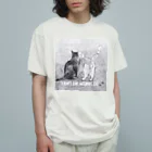 hrtapのねこの日 オーガニックコットンTシャツ