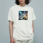 太陽の手の水の妖精 オーガニックコットンTシャツ