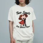 Stylo Tee Shopの二人で踊り Organic Cotton T-Shirt