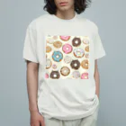 パキュラSHOPのドーナツ、時々ネコドーナツ Organic Cotton T-Shirt