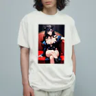 AI美女グラビアアートの異世界ラウンジ〜ヘレン・アイナ2〜 オーガニックコットンTシャツ