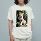 kanatuのお店のキジ白くん① Organic Cotton T-Shirt