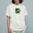 nagisa_riumanの冒険パンダ Organic Cotton T-Shirt