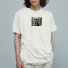 kasusakuのくりくりお目目 Organic Cotton T-Shirt
