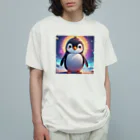 A－spphireのキュートペンギン オーガニックコットンTシャツ