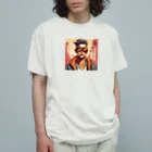 パワドラのサングラスをかけたイケオジ Organic Cotton T-Shirt