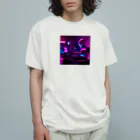 パワドラのDJロボット2 オーガニックコットンTシャツ