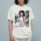 yumi889kiteの夏日の風物詩 オーガニックコットンTシャツ
