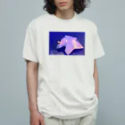 ℚ-処のおばけねこ Organic Cotton T-Shirt