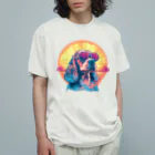 dogsdream8246のcocker sunset Organic Cotton T-Shirt