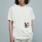 リトルスタイルズ　パパママ&子ども服の飛べる豚はただものじゃない Organic Cotton T-Shirt