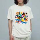 tohateの春 Organic Cotton T-Shirt