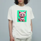 chururieraの子ねこのチュルリエラくん オーガニックコットンTシャツ