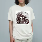 miyasaku102のバイク旅のウサギ Organic Cotton T-Shirt