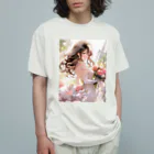 AQUAMETAVERSEのウエデｲングドレス　なでしこ1478 Organic Cotton T-Shirt