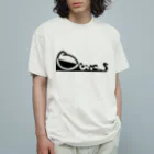 Our.s SUZURI店のスラッシュロゴ オーガニックコットンTシャツ