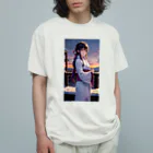 kimono_musume  AI artのscene5 Organic Cotton T-Shirt