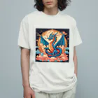 the blue seasonの昇華する守護龍 Organic Cotton T-Shirt