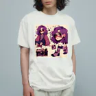 潮風のカメラと少女 オーガニックコットンTシャツ