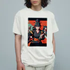 kimono_musume  AI artのscene12 Organic Cotton T-Shirt