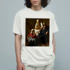 世界美術商店のマルタとマリアの家のキリスト / Christ in the House of Martha and Mary オーガニックコットンTシャツ