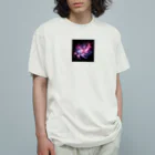 運気上昇グッズストアの宇宙桜 オーガニックコットンTシャツ